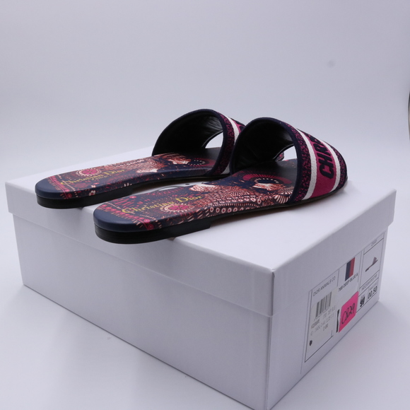 Christian Dior dway slide 40 Animals Leo August Tiger Pink Deep Blue C829 - Picture 8 of 13